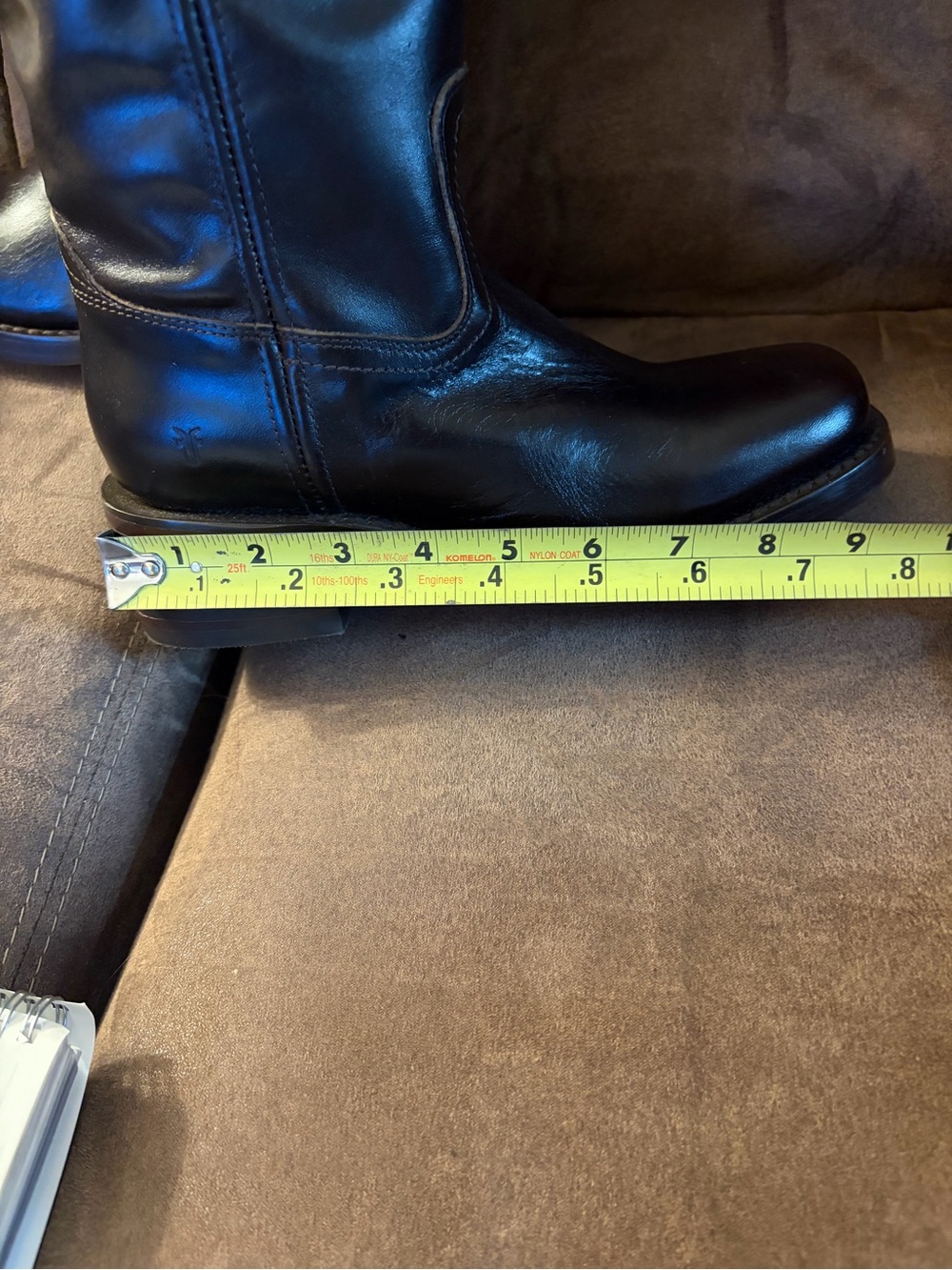 FRYE Classic Women's Tall Leather Riding Boots - dark brown - Picture 10 of 11